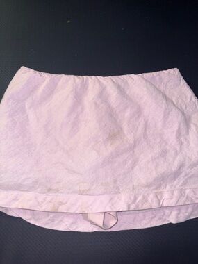 Light Pink Women's Mini Skirt